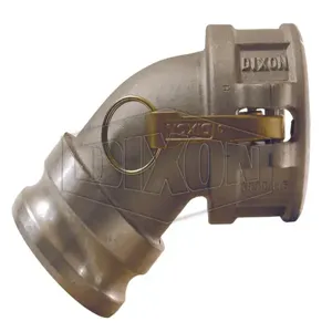 DIXON 400DA-45MI Coupler Elbow, 4 Inch Size, 45 Deg. Bend, Male Adapter x Female | BX6QAU