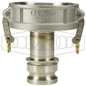 DIXON 4020-DA-SS 4 Inch Reducer Coupler x 2 Inch Adapter, 316 Stainless Steel, Welded Fabrication | AM9NGB