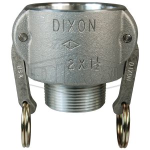 DIXON 4030-B-SS 4 Inch Female Coupler x 3 Inch MNPT, 316 Stainless Steel, Welded Fabrication | BX6QLY