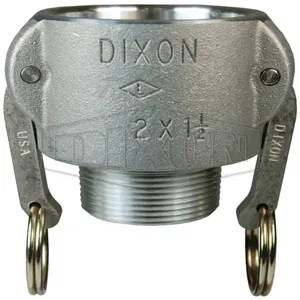 DIXON 4030-B-SS 4 Inch Female Coupler x 3 Inch MNPT, 316 Stainless Steel, Welded Fabrication | BX6QLY