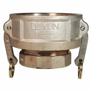 DIXON 2015-D-SS Cam and Groove Coupling, 2 Inch Coupling Size, 1-1/2 Inch -11-1/2 Thread Size | CP3TFX 55MF98