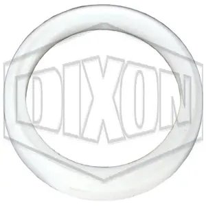 DIXON 40MPV-G250 Pipe Gasket, PTFE, White, 2.5 Inch Size | BX6QRL