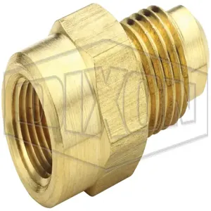 DIXON 46F-10-6 Sae 45 Deg. Flare Female Connector, 7/8 Inch Hex, 3/8 Inch Pipe Size | BX7ZAV