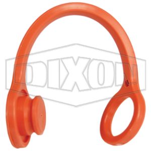 DIXON 4K-O-DP ISO-A Dust Plug, 1/2 Inch Size, Orange Nitrile | BX6RDL