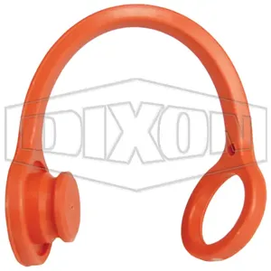 DIXON 4K-O-DP ISO-A Dust Plug, 1/2 Inch Size, Orange Nitrile | BX6RDL