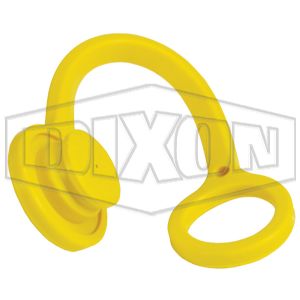 DIXON 4K-Y-DP ISO-A Staubstopfen, 1/2 Zoll Größe, gelbes Nitril | BX7ZCN