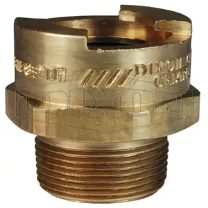 DIXON 4NM8-B Bowes Coupler, 1 Inch-11.5 NPTF, Brass | BX6REL