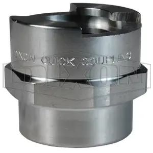 DIXON 4NF6-S Bowes Coupler, 3/4 Inch-14 NPTF, 303 Stainless Steel | BX6REM