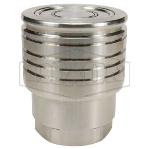 DIXON 8STF8-SS Hydraulic Coupler Body, 1 Inch NPTF, Stainless Steel | BX6UDT