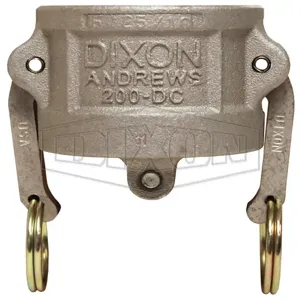 DIXON 50-DC-AL Cam And Groove Type Dc Dust Cap, 356T6 Aluminium, Buna-N Seal, 1/2 Inch Size | AK3VUU