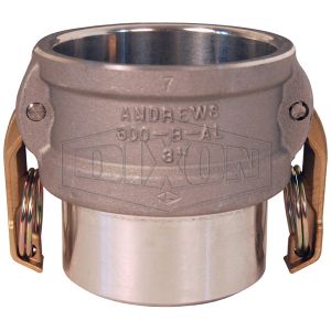 DIXON 500DWBPSTAL Butt Weld to SCH40 Pipe Socket Weld Adapter, Aluminium, 5 Inch Size | BX6RHD