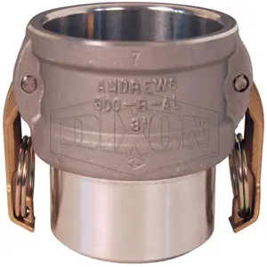 DIXON 300DWBPSTAL Butt Weld Adapter, 3 Inch Size, Aluminium, Butt Weld to Pipe Socket Weld | AL9TNR