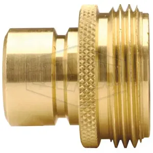 DIXON 500QCM Quick Connect Male Plug, 3/4 Inch Male Plug x 3/4 Inch Male GHT, Brass | BX7ZDT