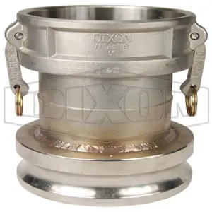 DIXON 5060-DA-SS 5 Inch Reducer Coupler x 6 Inch Adapter, 316 Stainless Steel | AN8EHH