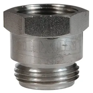 DIXON 5071208SS Adapter, 3/4 Inch Male GHT x 1/2 Inch NPT, 303 Stainless Steel | BX6RJX