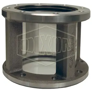 DIXON 5201-SFI Ttma Flanged Sight Flow Indicator, 4 Inch Ttma Flange Size, 4-3/8 Inch I.D. | BX6RLA