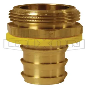 DIXON 5721212C Male Garden Hose Fitting, Yellow Plastic Cap Component, 1-1/16 Inch Hex | BX6RTX