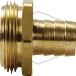 DIXON 5851012C Short Shank GHT Male Coupling W/Hex Nut, 1-1/16 Inch Hex, 5/8 Inch I.D. | BX6RUH