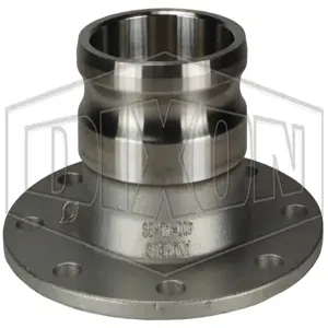 DIXON 600-AL-SS Adapter, 6 Inch Size, 316 Stainless Steel Adapter x 150# ASA Flange | AM7TGG