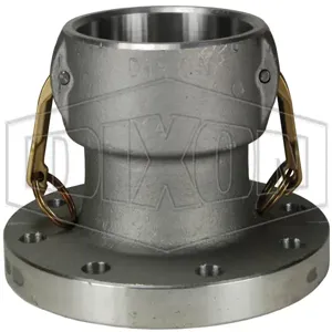 DIXON 600-DL-AL Cam And Groove Coupler x 150# Flange, 75 PSI Max. Pressure | BX6RRT