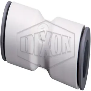 DIXON 63065660WP2 Liqui-Fit Union Connector, Nylon, 1/4 x 3/8 Inch Tube O.D. | BX6TCG