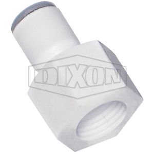 DIXON 63156018WP2 Liqui-Fit Female Connector, Nylon, 3/8 Inch Tube O.D. x 3/8 Inch FNPTF | BX6TCC