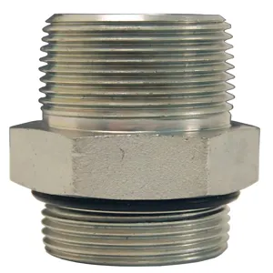 DIXON 6401-16-16 Adapter, 1-5/16-12 Inch Size, Male SAE O Ring Boss x 1 Inch, 11.5 Male NPTF | BX6JMX