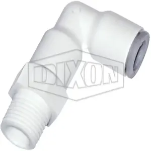 DIXON 65096018WP2 Liqui-Fit Swivel Elbow, Nylon, 3/8 Inch Tube O.D. x 3/8 Inch MNPTF | BX7ZLD