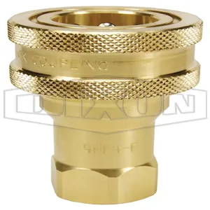 DIXON 6HF6-B Hydraulic Coupler Body, 3/4 Inch Size, Brass | BX6JLB