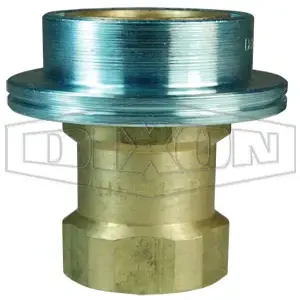 DIXON 6HSF6-B Steam Coupler, 3/4 Inch NPTF, Brass | BX6JLD