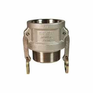 DIXON 75-B-SS Cam And Groove Type B Coupler x Male NPT, Buna-N Seal, 3/4 Inch Size | AL3KJH