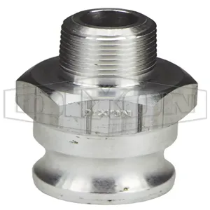 DIXON 7550-F-AL Cam And Groove Type F Adapter x Male NPT, 3/4 x 1/2 Inch Size | AL2ZTU