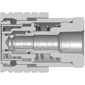 DIXON 8STBF10 Hydraulikkupplungskörper, 1-1/4 Zoll BSPP, Stahl | BX6UHE