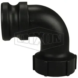 DIXON 90PPA200 Cam And Groove Type A 90 Deg. Elbow Adapter x Female NPT, Polyprop., 2 Inch Size | AM2CQH