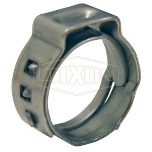 DIXON 993 Stepless Ear Clamp, 1/2 Inch Size, Stainless Steel, 100 Pack | CE7BGT