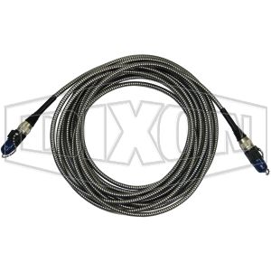 DIXON A200CA3P50 Ads Armored Cable, 50 Ft. Length, Stainless Steel | BB3FYC