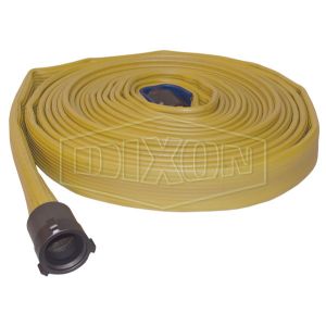 DIXON H615Y50RAS Nitrile Covered Fire Hose, Heavy Duty, 1-13/16 Inch Bowl Size, Yellow | BX7HMH