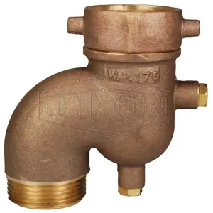 DIXON ADV150F Automatic Drain Vent Valve, 1-1/2 Inch Female Thread, 1-1/2 Inch Male Thread | BX6UTM