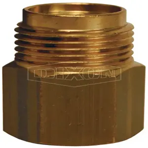 DIXON AL464 Female x Male Fixed Plug, 7.8 Gpm Flow, Nickel Plated Brass | BX6UXQ