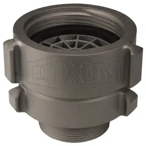 DIXON ARSMSA250F Aluminium Male Rocker Lug Suction Adapter With Poly Screen, 2-1/2 Inch Thread | BX6VAY