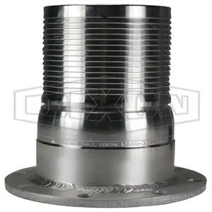 DIXON ATTFST40CS King Crimp Style Combination Nipple x Ttma Flange, 4 Inch Size | BX6UXZ