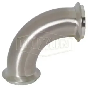 DIXON B2EI-G150 Elbow, 90 Degree, 1-1/2 Inch Dia., 304 Stainless Steel | BX6VJY