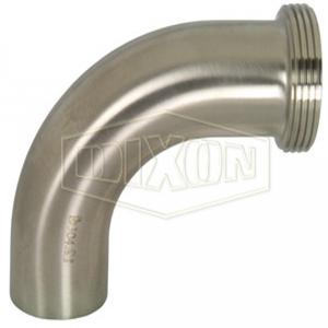 DIXON B2T-G100 Elbow, 90 Degree, 1 Inch Dia., 304 Stainless Steel | BX6VQH