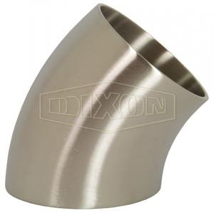 DIXON B2WK-G1000P Winkelstück, 45 Grad, 10 Zoll Durchmesser, 304 Edelstahl | BX6VNJ