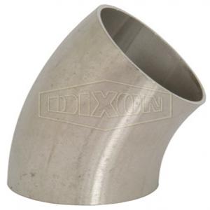 DIXON B2WK-G1000U Elbow, 45 Degree, 10 Inch Dia., 304 Stainless Steel | BX6VNR