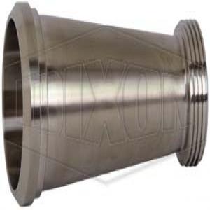 DIXON B3115F-G200150 Concentric Reducer, 2 x 1-1/2 Inch Dia., 304 Stainless Steel | BX6VTJ