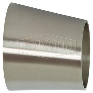 DIXON B32W-G150100U Eccentric Reducer, 1-1/2 x 1 Inch Dia., 304 Stainless Steel | BX6VZP