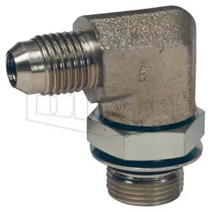 DIXON B3801-16-16 British Thread Adapter JIC Male 37 Deg. Flare x Male Bspp 90 Deg. Elbow | BX6WBC