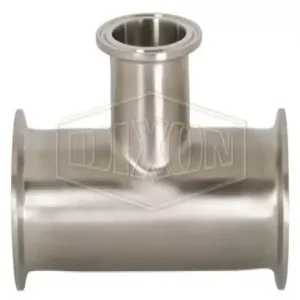 DIXON B7RMP-G400250 Tee, 4 x 2-1/2 Inch Dia., 304 Stainless Steel | BX6YFZ