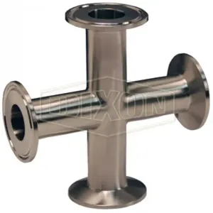 DIXON B9MP-R250 Clamp Cross, 2-1/2 Inch Dia., 316L Stainless Steel | BX6YMK